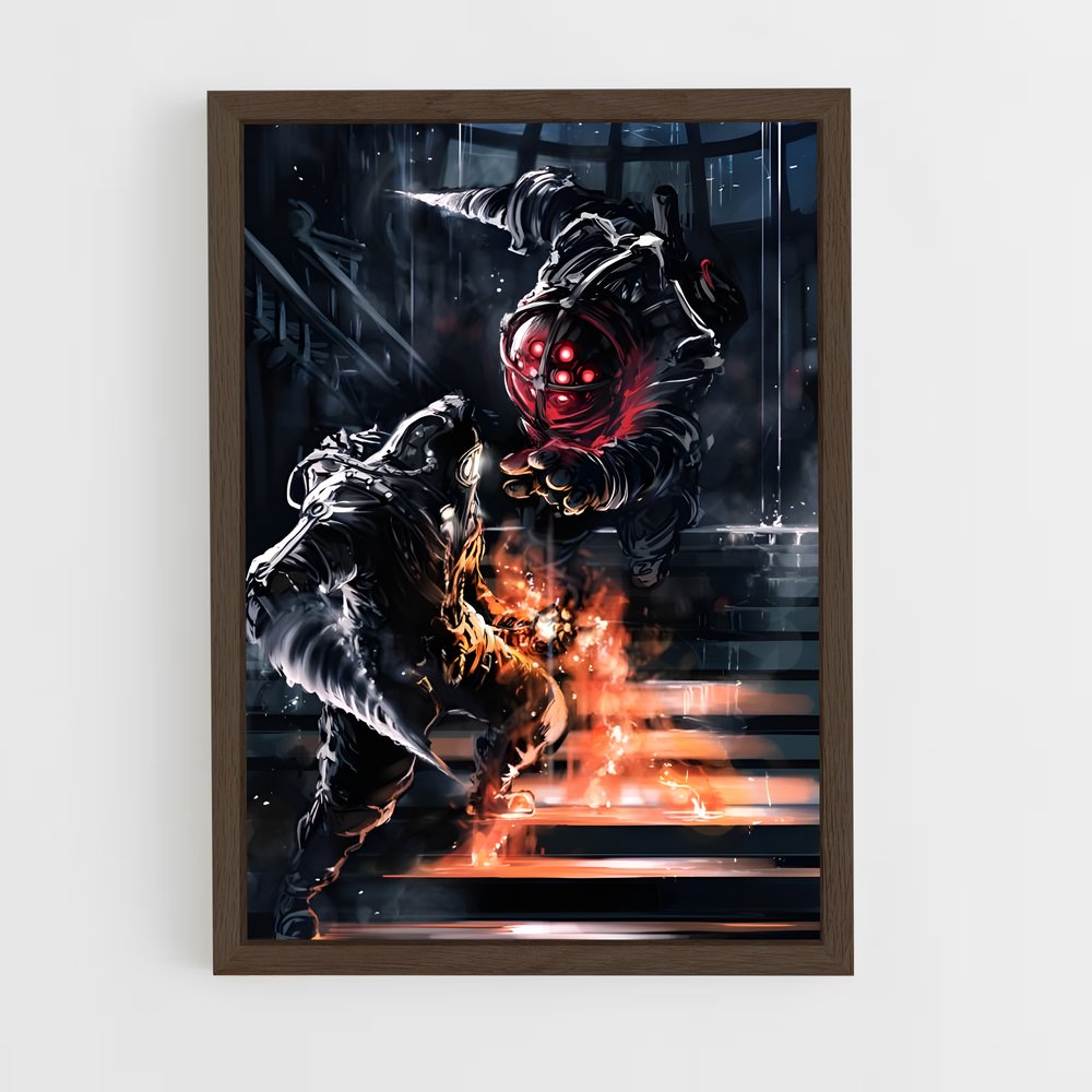Poster L'ombre du Feu – affiche Bioshock (vue 5)